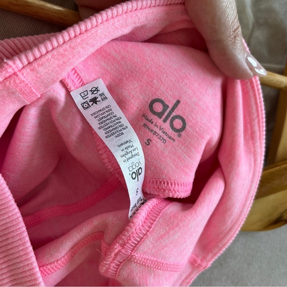 Alo Yoga High Waist Lounge Legging Macaron Pink Size Small - Picture 6 of 6